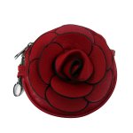 Women's Rose Small Crossbody Bag With Multi Colors "Red"
