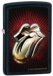 Zippo Windproof Lighter "Rolling Stones" Logo on Red 28253