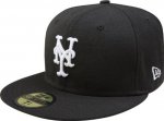 New York Mets Black on White 59Fifty