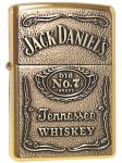 Zippo Lighter 254BJD.428 Jack Daniels High Polish Brass