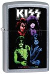 Zippo Lighter - Kiss Color Street Chrome 28473