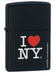 Zippo 24798 Classic I Love NY Black Matte Windproof Lighter