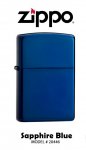 Sapphire Blue Zippo Lighter 20446