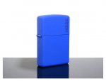 Zippo Royal Blue Matte Lighter, w/Logo, Genuine Windproof #229ZL