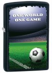 Zippo 28301 Classic One World One Game Football Black Matte