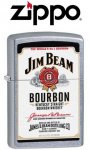 Zippo Jim Beam White Label Lighter Regular USA Genuine 28419