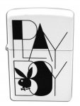 Zippo Lighter 28268 Playboy Black And White Matte