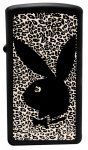 Zippo 28430 Playboy Bunny Logo Slim Black Matte Windproof