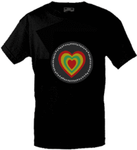 A058 Multi Colored Heart