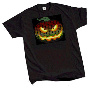A094 Halloween Led t shirts (Special on sale) - Click Image to Close