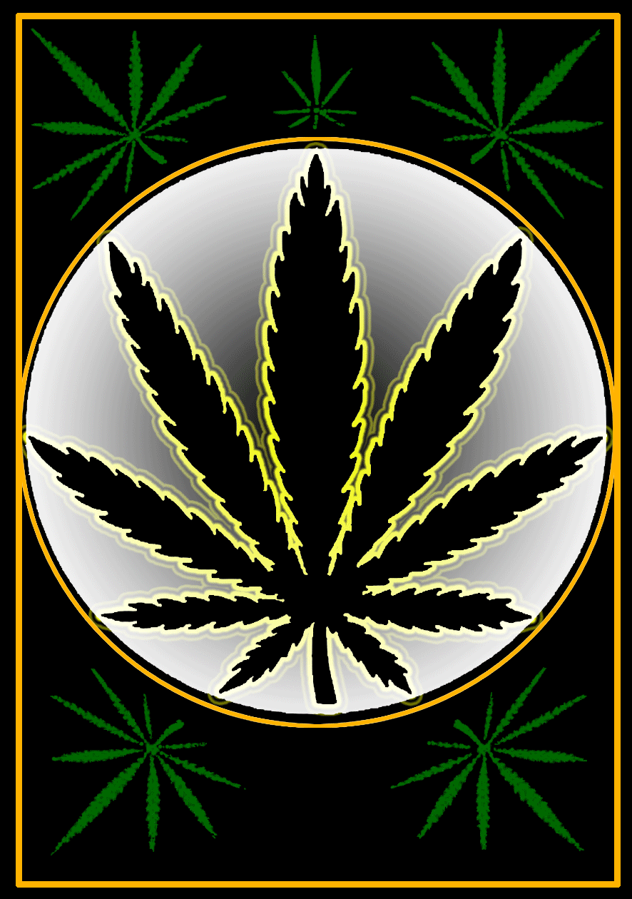B002 Marijuana Leafs - Click Image to Close